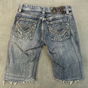 Rock & Roll Cowboy Jean‎ Shorts Cutoffs Mens Size 30 Pistol